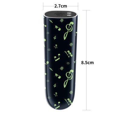 Rechargeable Glow-in-the-dark Music Massager